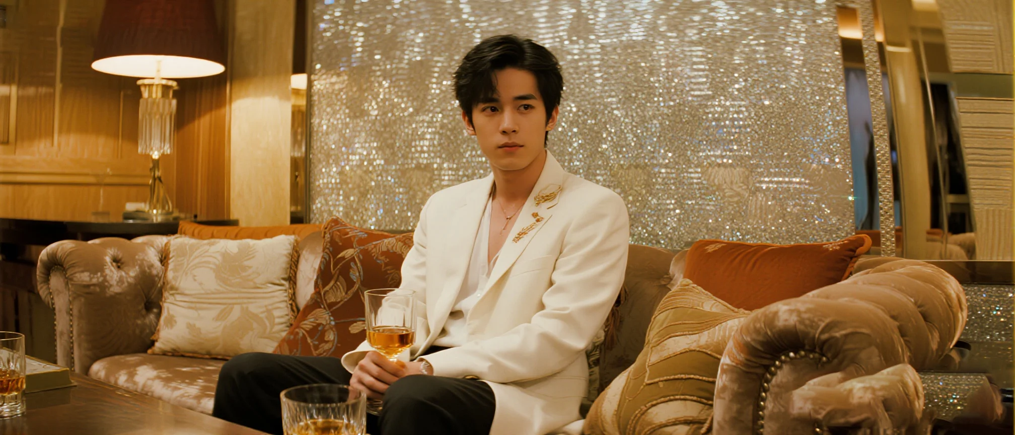 台北酒店包廂內的優雅社交氛圍